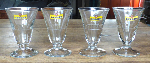 Ancien verre bistrot berger - ancien, de