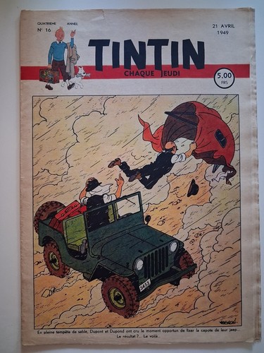 Journal tintin hergé 21 - tintin,