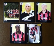 Lot 5 Images Panini OGC NICE 2008