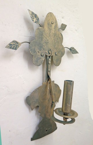 Ancienne applique fer - ancienne, en