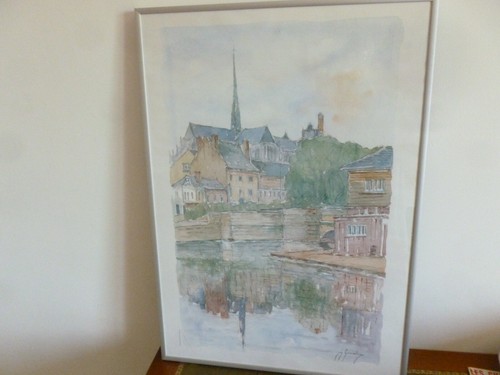 Sous verre reproduction - verre,
