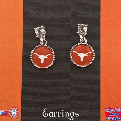Texas longhorns earrings - texas,