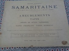 CATALOGUE SAMARITAINE - AMEUBLEMENTS - TAPIS - ANNEE 1912