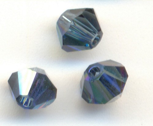 Perles toupies swarovski - perles,
