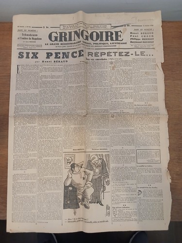 Journal gringoire 721 2 - n°,