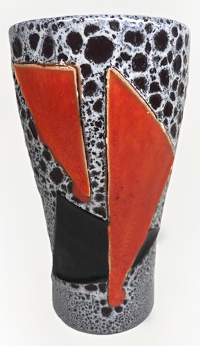 Vase verre fat lava - verre, rétro