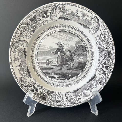 Ancienne assiette parlante - ancienne,