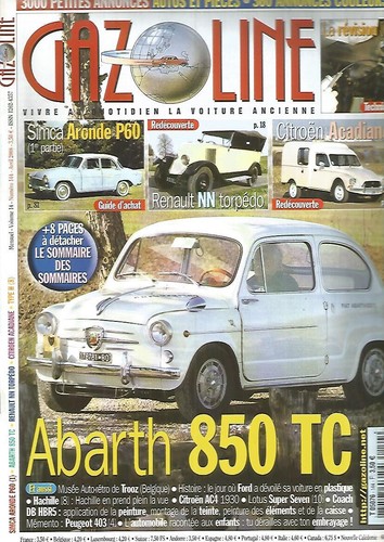 Gazoline 144 abarth - n°144,