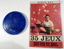 Bonux Boy Jeu de labyrinthe à billes + Livret 35 jeux TBE