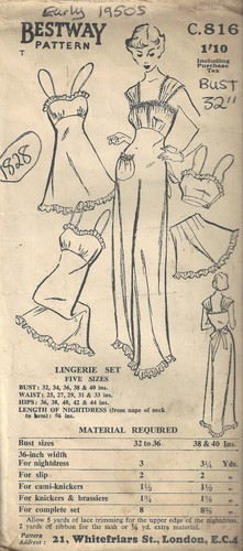 1950s vintage couture - 1950s, motif
