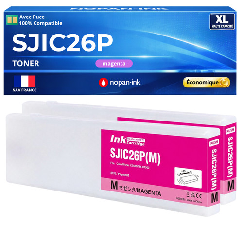 Sjic26p pack cartouches - sjic26p,