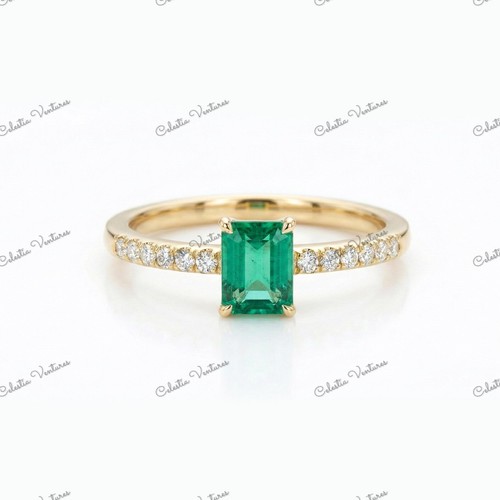 Bague émeraude naturelle - bague,