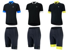 AIRTRACKS Vélo Set : Pantalon de Cyclisme Court + Maillot Manches / Comfort Line