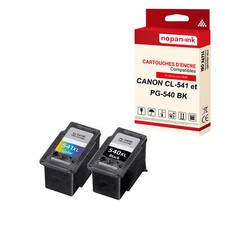 Cartouche CANON 540XL + 541XL BK + CL compatible x2 NOPAN-INK