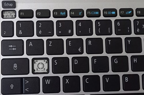 Touche clavier français - touche,