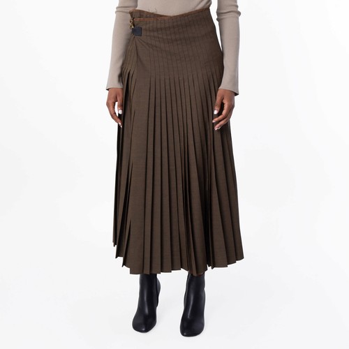 Burberry wool mohair maxi - maxi, kilt