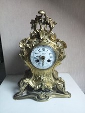 pendule louis XV en bronze