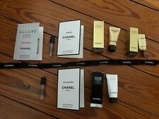 Lot CHANEL Échantillon, Parfum , Bolduc, Ruban , Crème VIDE