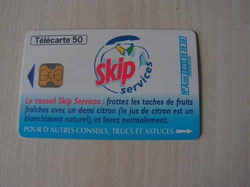 Télécarte publicite lessive - ,