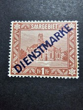 TIMBRE FRANCE COLONIE SARRE