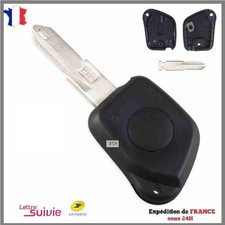 COQUE CLÉ PLIP BOITIER TÉLÉCOMMANDE PEUGEOT 106,  206,  306, 406  1 BOUTON