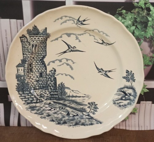 Plat rond terre - de, fer