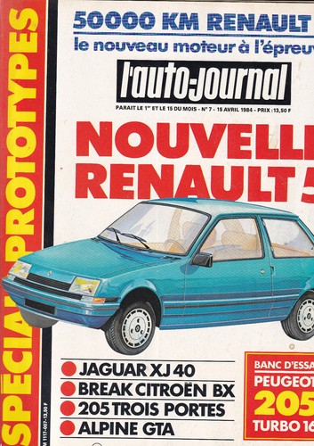 Auto journal renault 5 - l'auto,