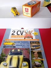 1/43 Citroën 2cv PADDOCK 1992 avec boîte et fascicule 107 hachette norev