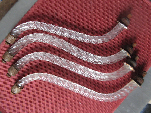637 4 bras en verre - 4,