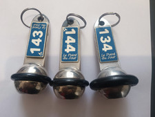 Lot de 3 Porte-clés Chambre Hôtel n° 134 143 144 Le Point du Jour LA ROCHE S/YON