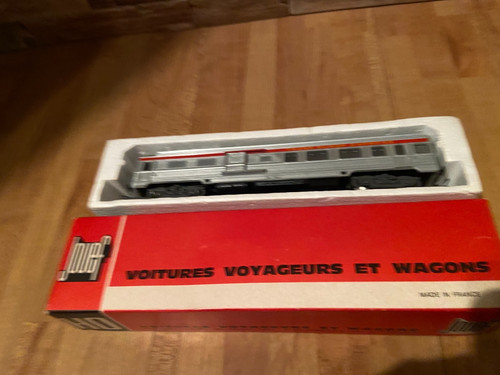 Jouef voiture inox - voiture, inox,fourgon