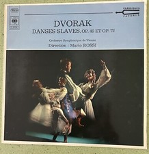 Dvorak Danses slaves orchestre Vienne Mario Rossi Disque 33 tours Vinyle