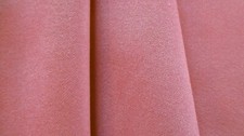 Coupon de tissu N°11 Suédé Suédine style Alcantara velours ras rose corail
