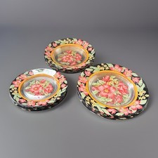 Lot 18 Pièces Arcoroc Motifs Fleurs 6 Petites Assiettes, 6 Plates, 6 Creuses