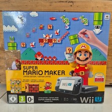 Console Nintendo Wii U Premium Pack Super Mario Maker Limited Edition Collector