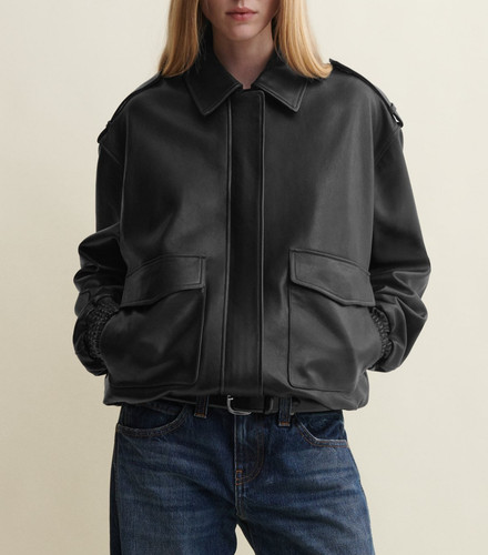 Blouson bomber oversize femme