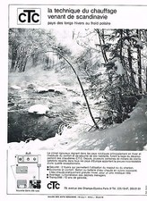 PUBLICITE ADVERTISING 094  1969  CTC   technique de chauffage ballon eau chaude