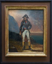 Quiberon Résistance républicaine portrait présumé Général Hoche peinture époque