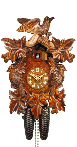 Pendule coucou feuilles - pendule, 7