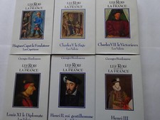 Ensemble de 6 livres des éds. France Loisirs : Les rois qui ont fait la France