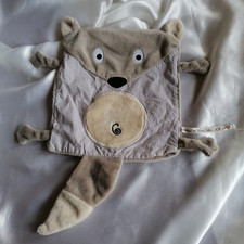 Doudou loup, renard marron