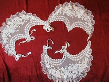 Bas de rideau dentelle brodé