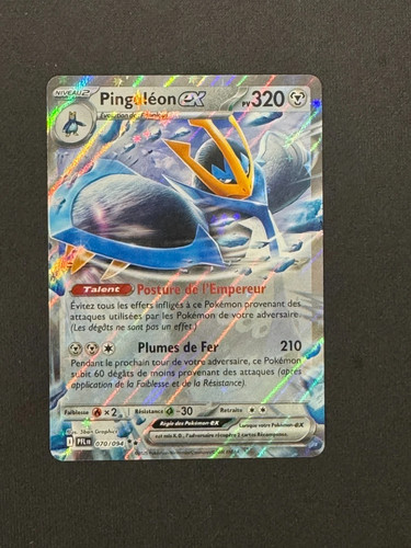 Carte pokémon pingoléon - carte,