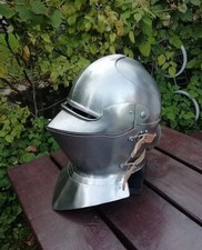 Medieval Armet Helmet Battle