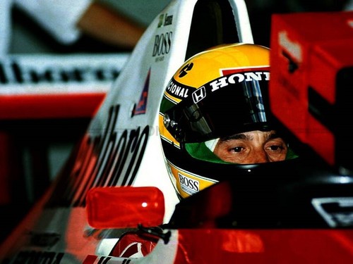 Photo ayrton senna lors des - ayrton,