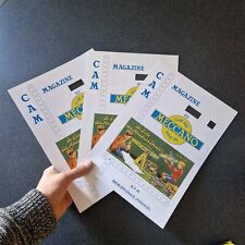MECCANO 3 COUVERTURES originales pour magazine du C.A.M des N° 6,7,9, 10, 17 ,19