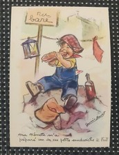 CPA Germaine BOURET - Ma Nénette m'a préparé un de ces petits sandwichs à l'aïl