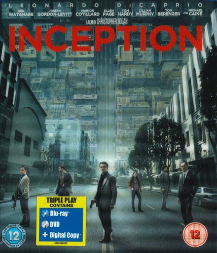 Inception blu ray - inception, blu-ray