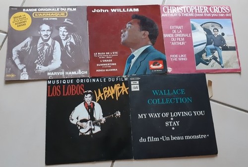 Lot disques vinyles 45 - 51,