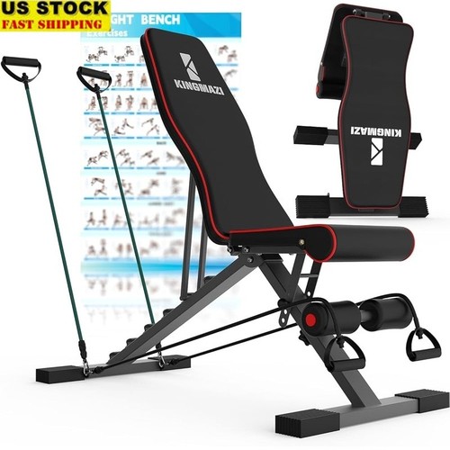 Adjustable weight bench - bench, w/
